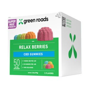 GREEN ROADS CBD GUMMIES RELAX BERRIES | (30CT) 1500MG