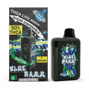 ELYXR THC-A LIVE ROSIN SUGAR DISPOSABLE | 7G