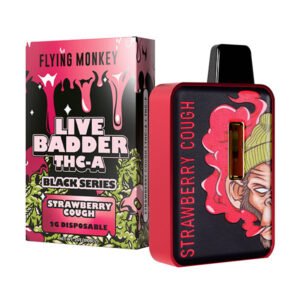 FLYING MONKEY LIVE BADDER THCA BLACK SERIES DISPOSABLE | 2G