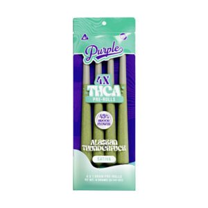 PURPLE THCA PRE-ROLLS | (4CT) 4G
